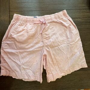 Old Navy Men’s Light Pink Linen Jogger Shorts